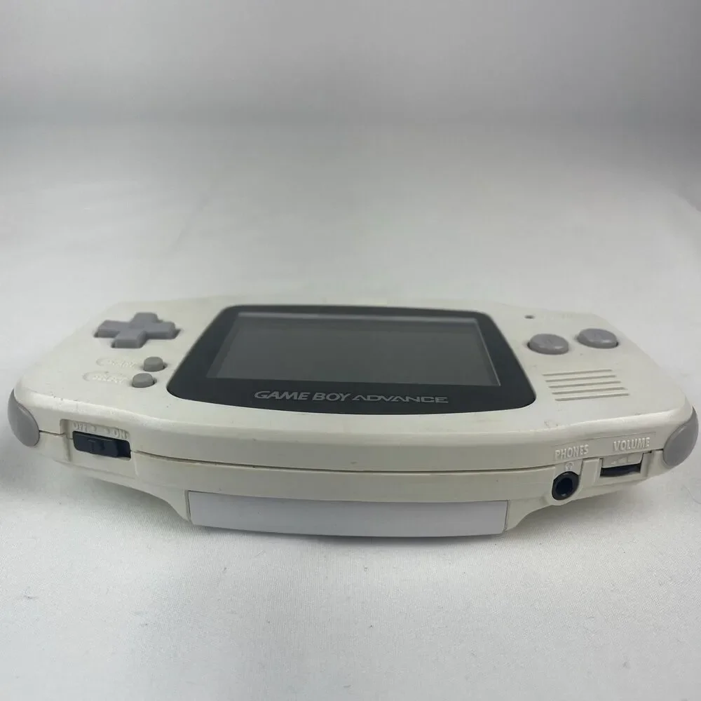 BUNDLE Nintendo Game Boy Advance Glacier White + 10 Games Mario, Spyro, Scooby